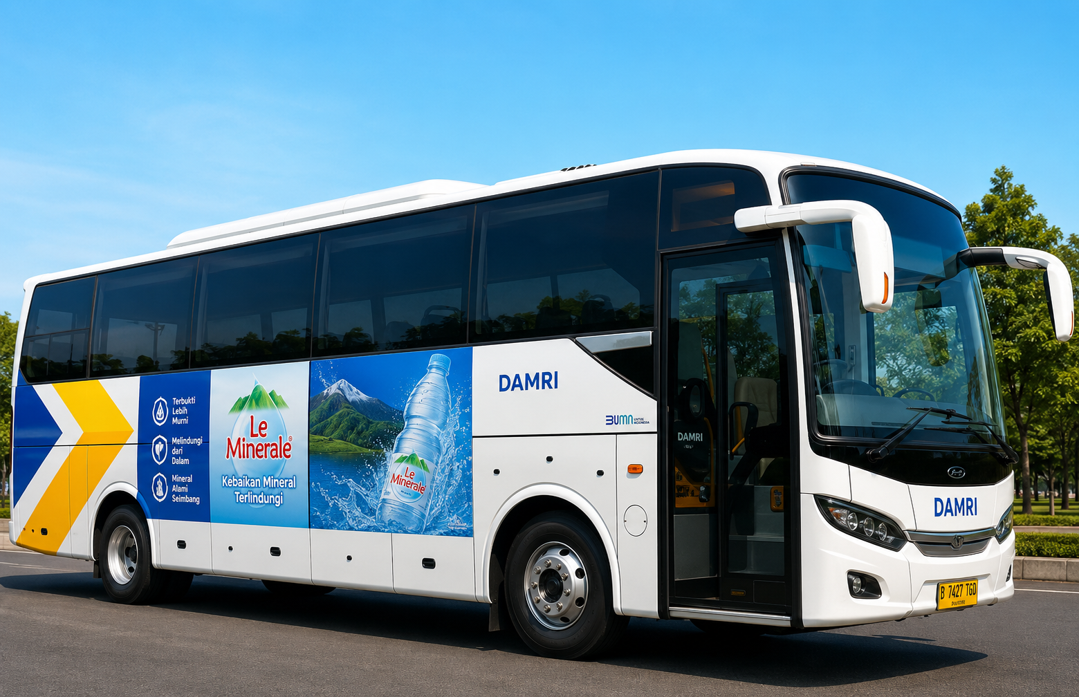 Iklan Eksterior Bus